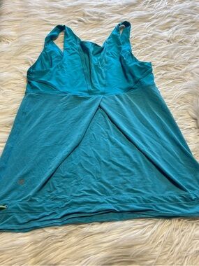 lululemon athletica Teal V-Neck Racerback Tank